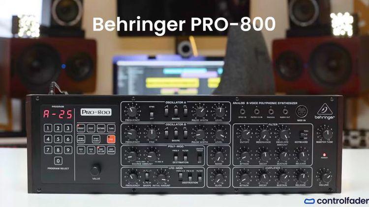 Behringer PRO-800 standing in a music studio